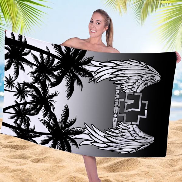 Rammstein Rectangle Beach Towel - MAITM 7701