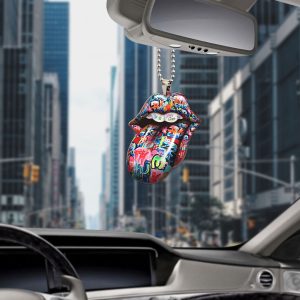 The Rolling Stones Custom Shape 1-sided Acrylic Car Ornament - MAITM 7604