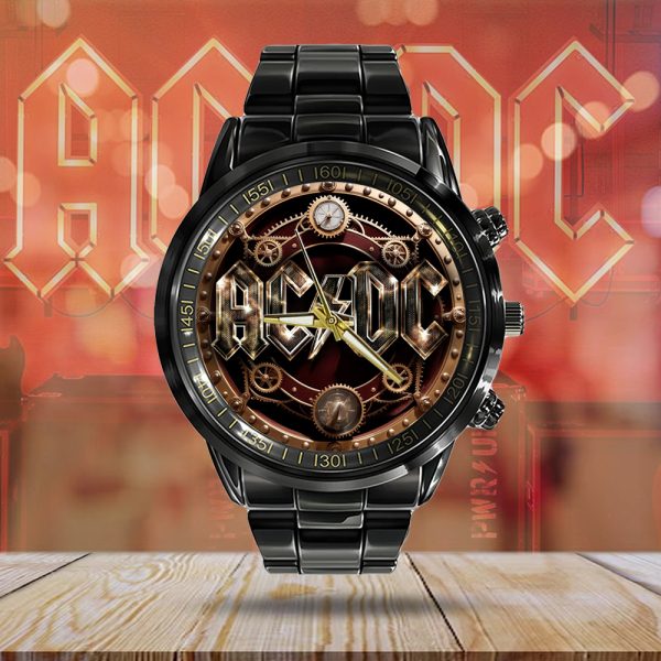 Rock Music Black Stainless Steel Watch - GNE 1083