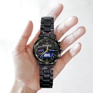 Buffalo Bills x Rolex Black Stainless Steel Watch - MAITM 7792