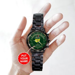 Golf Personalized Masters Tournament x Rolex Black Stainless Steel Watch – MAITM 7632