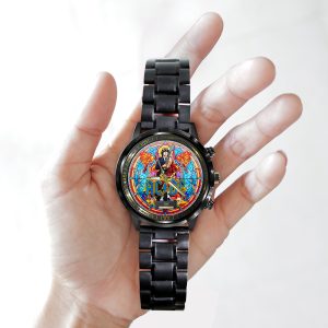 Rock Music Black Stainless Steel Watch - GNE 1005