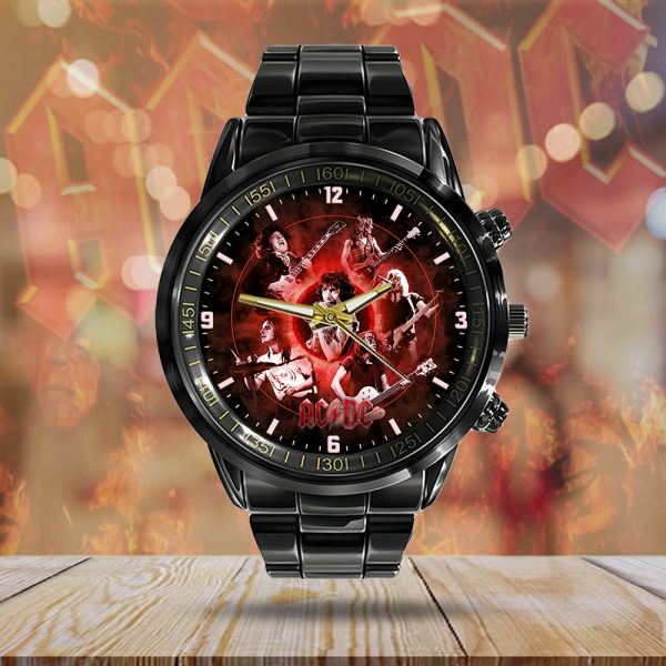 Rock Music Black Stainless Steel Watch - MAITM 7898