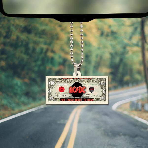 Rock Music Custom Shape 2-sided Acrylic Car Ornament -MAITM 7876