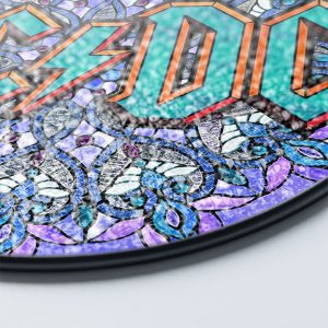Rock Music Round Stained Glass Suncatcher - GNE 1230