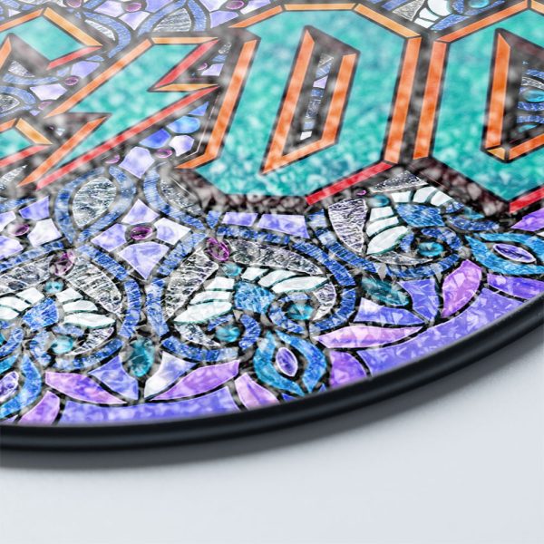 Rock Music Round Stained Glass Suncatcher - GNE 1230