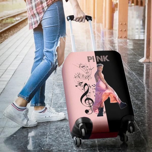 Personalized P!nk Luggage Cover - ANHNV 5045