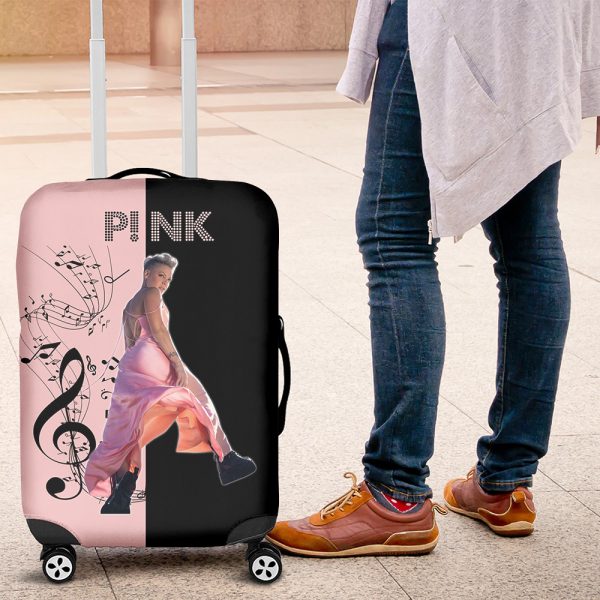 Personalized P!nk Luggage Cover - ANHNV 5045