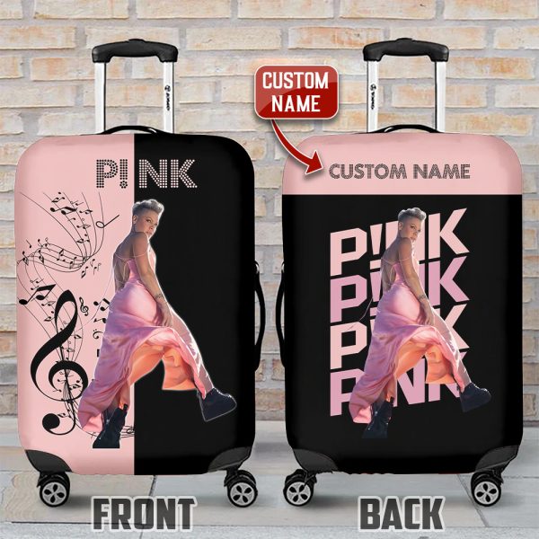 Personalized P!nk Luggage Cover - ANHNV 5045