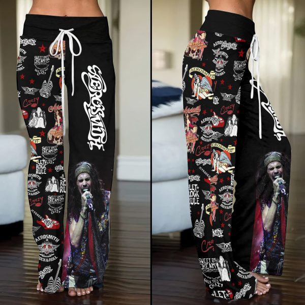 Aerosmith High-Waisted Straight-Leg Trousers - ANHNV 5084