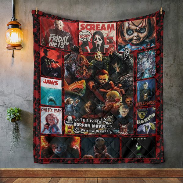 Horror Movies Quilt Blanket - ANHNV 5095
