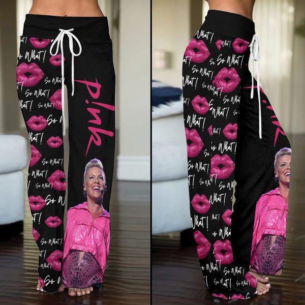P!nk High-Waisted Straight-Leg Trousers - ANHNV 5099