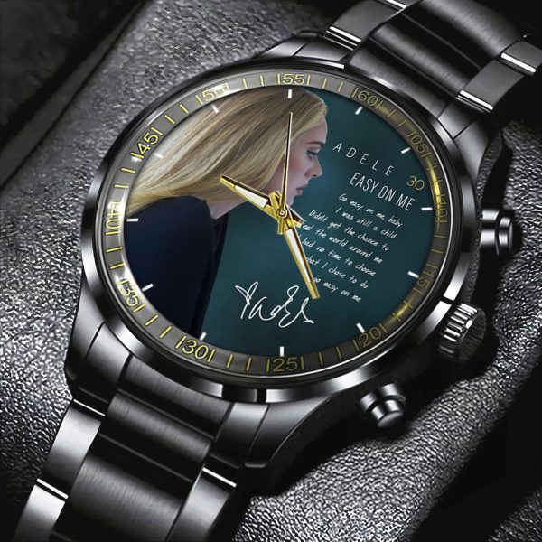 Adele Black Stainless Steel Watch - HOATT 6007