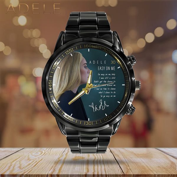 Adele Black Stainless Steel Watch - HOATT 6007