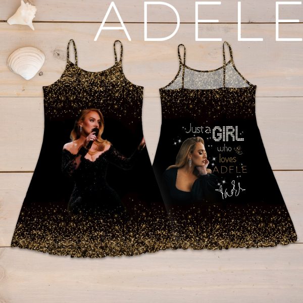 Adele 3D Strappy Swing Dress - HOATT 5971
