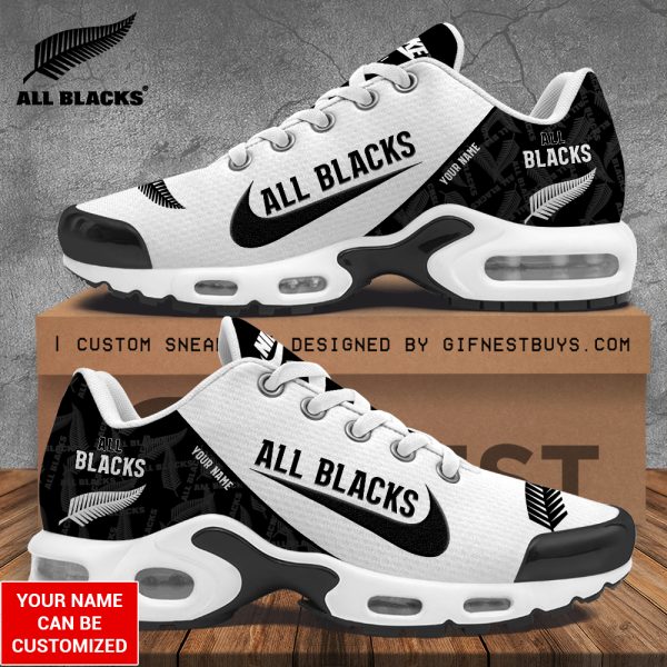 Personalized New Zealand National Rugby Union Team All Blacks Air Max Shoes - TANTN 7633