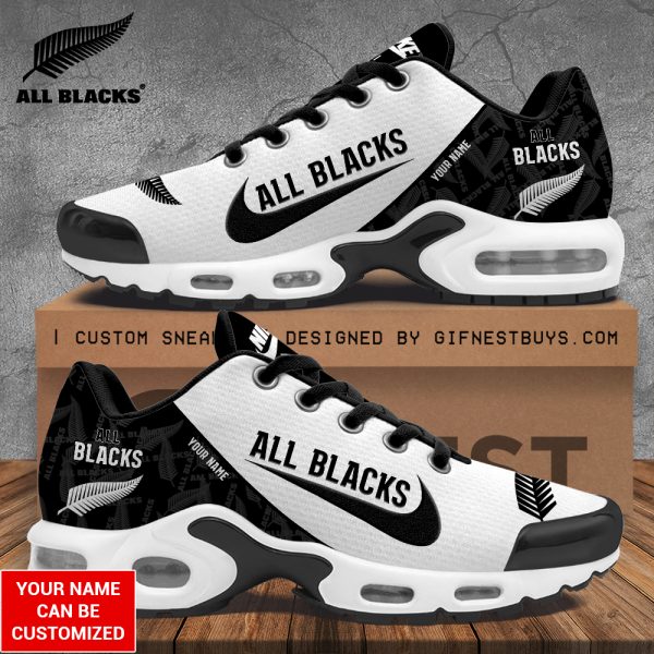 Personalized New Zealand National Rugby Union Team All Blacks Air Max Shoes - TANTN 7633