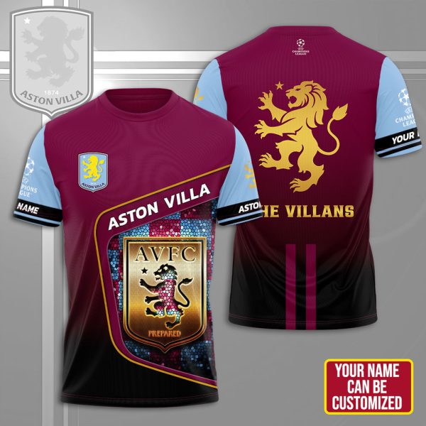 Personalized Aston Villa 3D Apparel - HUNGVV 6873
