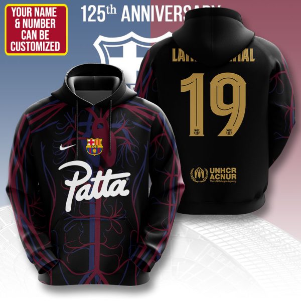 Personalized FC Barcelona 3D Apparel - HUNGVV 7005