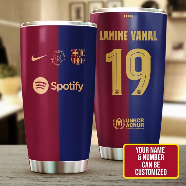 Personalized FC Barcelona Tumbler Cup - HUNGVV 6985