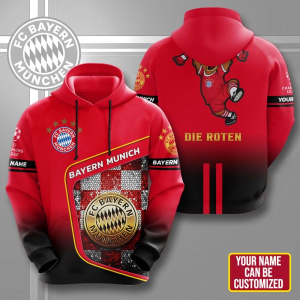 Personalized FC Bayern München 3D Apparel – HUNGVV 7025