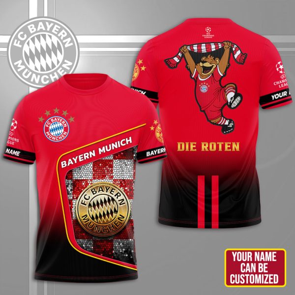 Personalized FC Bayern München 3D Apparel – HUNGVV 7025
