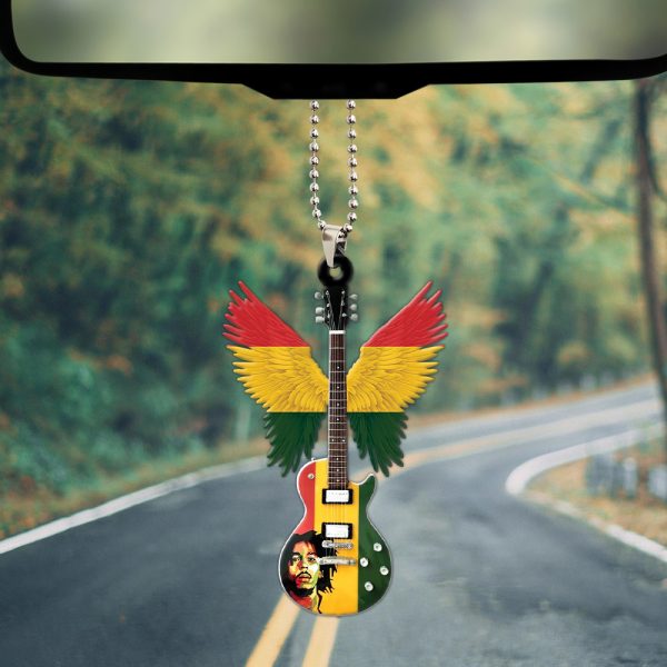 Bob Marley Custom Shape 2-sided Acrylic Car Ornament - HOATT 5852