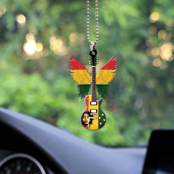 Bob Marley Custom Shape 2-sided Acrylic Car Ornament - HOATT 5852