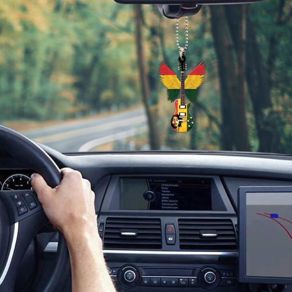 Bob Marley Custom Shape 2-sided Acrylic Car Ornament - HOATT 5852