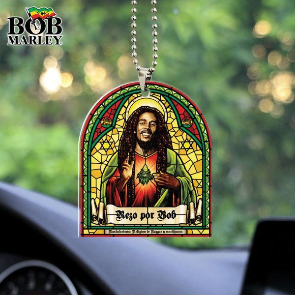 Bob Marley Custom Shape 2-sided Acrylic Car Ornament - HOATT 5918