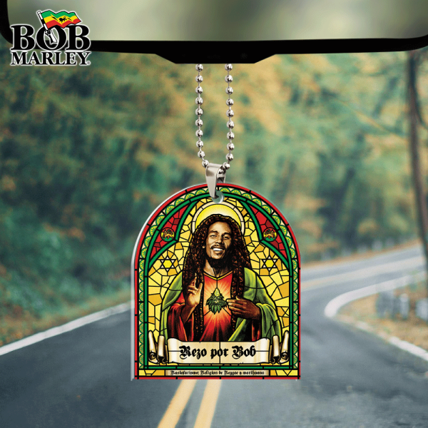 Bob Marley Custom Shape 2-sided Acrylic Car Ornament - HOATT 5918