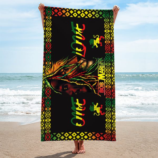 Bob Marley Rectangle Beach Towel - HOATT 5863