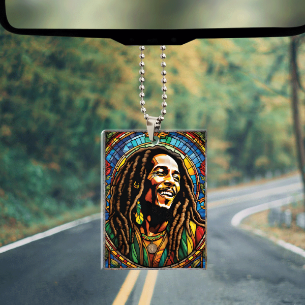 Bob Marley Custom Shape 2-sided Acrylic Car Ornament - HOATT 5817
