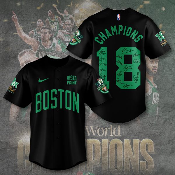 Boston Celtics Baseball Jersey - TANTN 7688