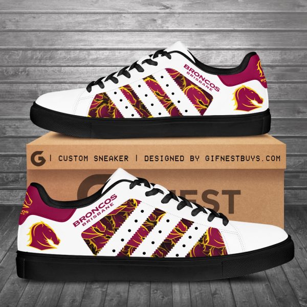 Brisbane Broncos Custom SS Shoes - VANDH 3233.1
