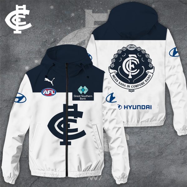 Carlton Football Club 3D Windbreaker Jacket - TANTN 7994