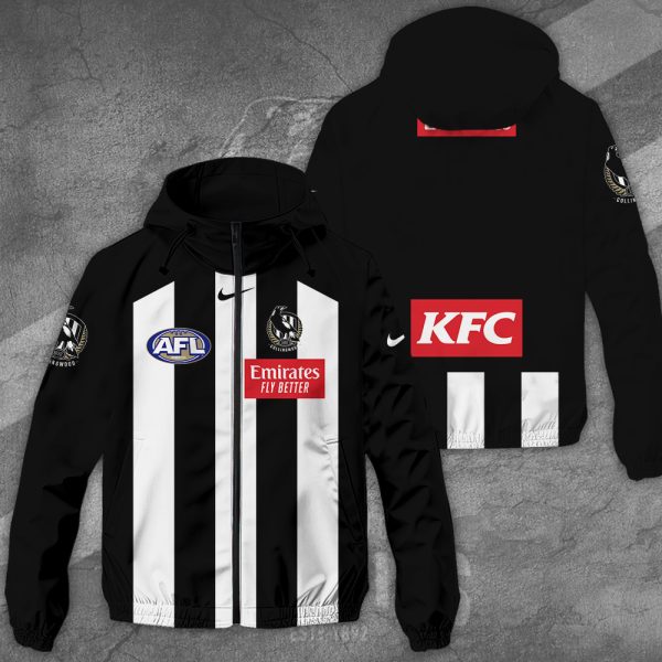 Collingwood FC 3D Windbreaker Jacket - TANTN 7993