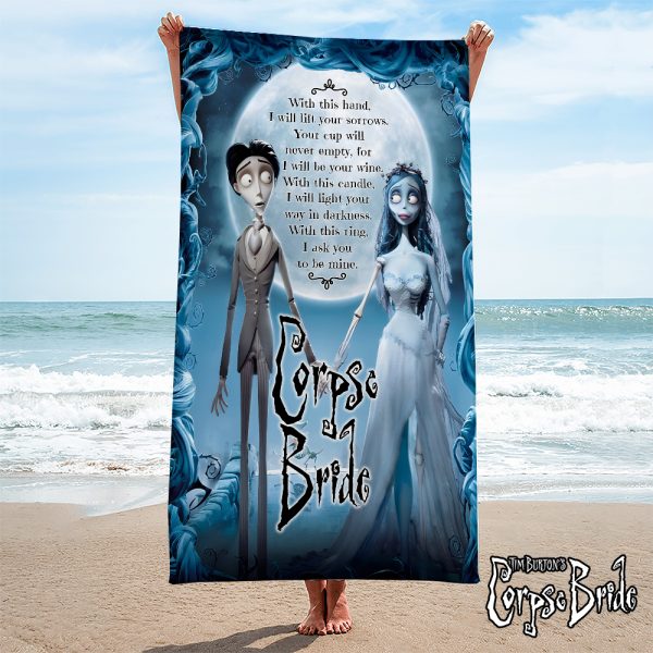 Corpse Bride Rectangle Beach Towel - HOATT 5738