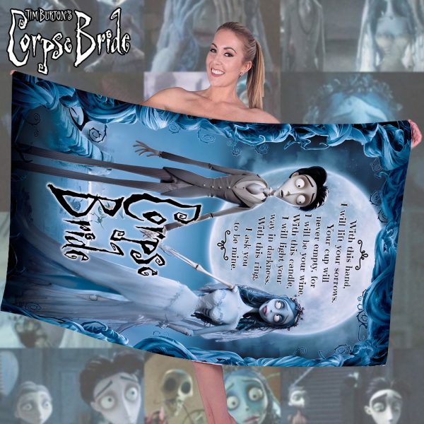 Corpse Bride Rectangle Beach Towel - HOATT 5738