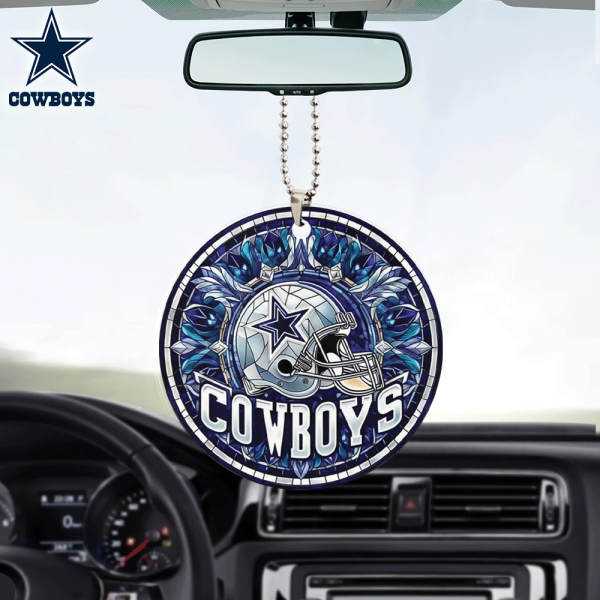 Dallas Cowboys Custom Shape 2-sided Acrylic Car Ornament - HOATT 5900