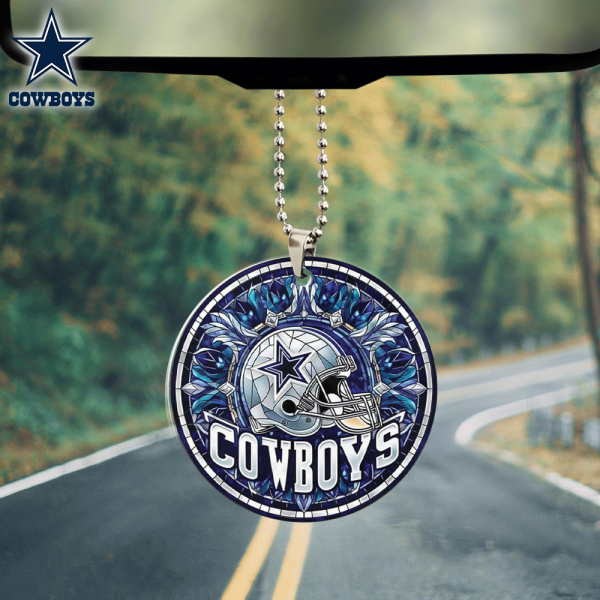Dallas Cowboys Custom Shape 2-sided Acrylic Car Ornament - HOATT 5900