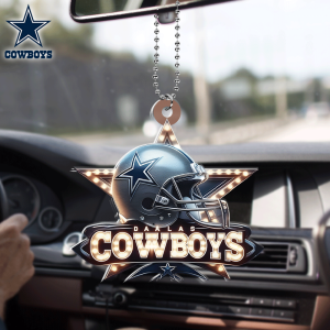 Dallas Cowboys Custom Shape 2-sided Acrylic Car Ornament - HOATT 5901