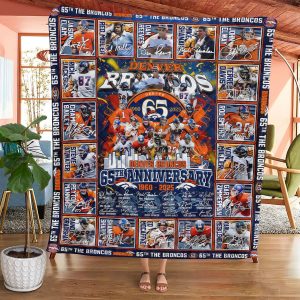 Denver Broncos Quilt Blanket - TANTN 8021