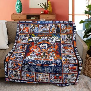 Denver Broncos Quilt Blanket - TANTN 8021