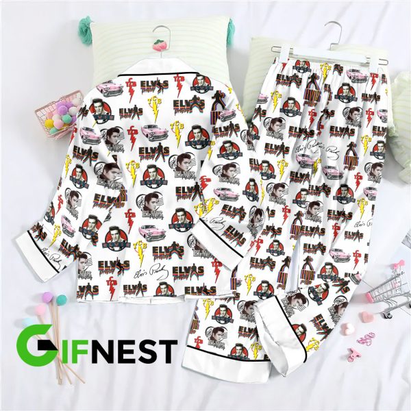Elvis Presley Button Down Pajamas Set – VANDH 3218