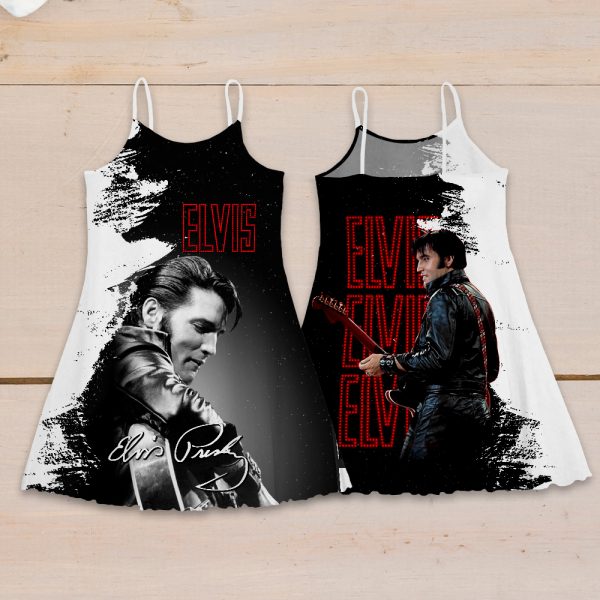 Elvis Presley 3D Strappy Swing Dress - MAITM 7671