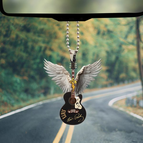 Elvis Presley Custom Shape 2-sided Acrylic Car Ornament - MAITM 7616