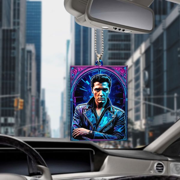Elvis Presley Custom Shape 1-sided Acrylic Car Ornament - GNE 1255.1