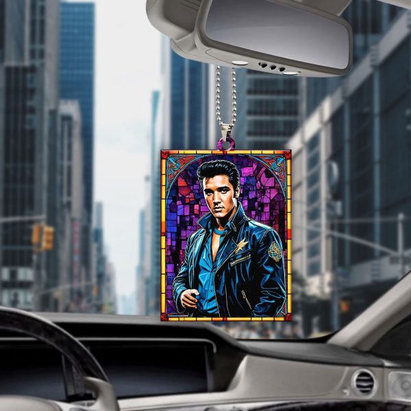 Elvis Presley Custom Shape 1-sided Acrylic Car Ornament - GNE 1255.2