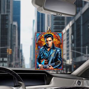 Elvis Presley Custom Shape 1-sided Acrylic Car Ornament - GNE 1255.3